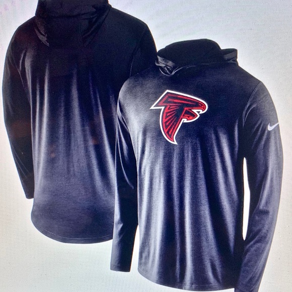 Atlanta Falcon Nike hoody tee shirt - nwt’s -2017 - Picture 6 of 7